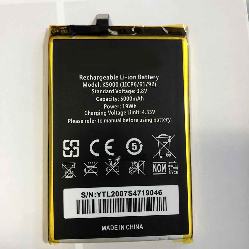 Batería para K3-PLUS-(1ICP6/67/oukitel-K5000